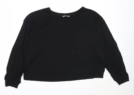 Womens UK Size L New Look Black Pullover Jumper
