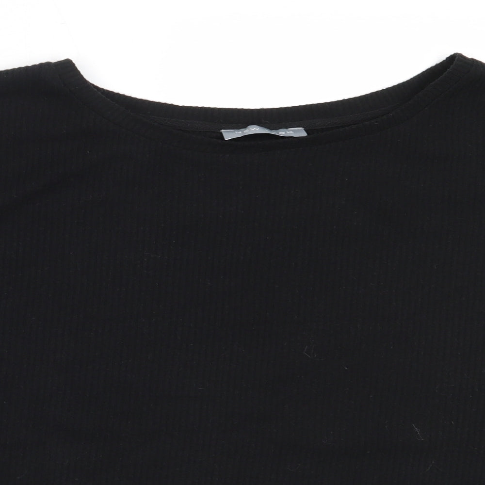 Womens UK Size L New Look Black Pullover Jumper