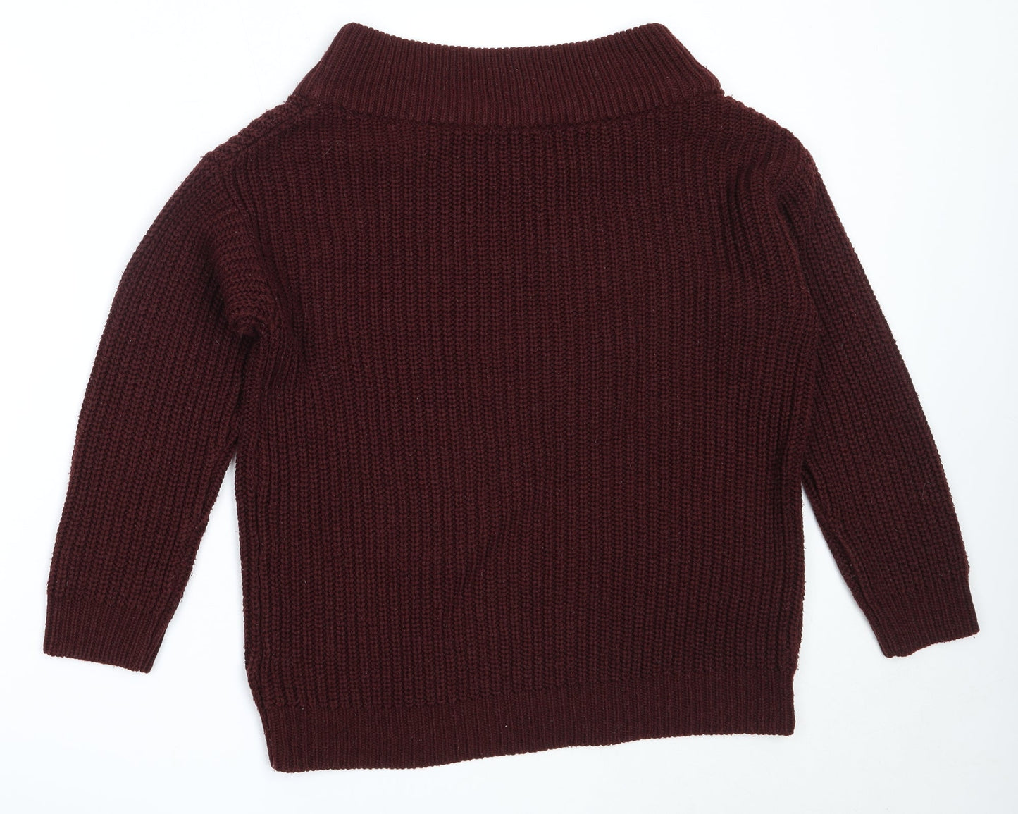 Womens UK Size S New Look Red Pullover Jumper