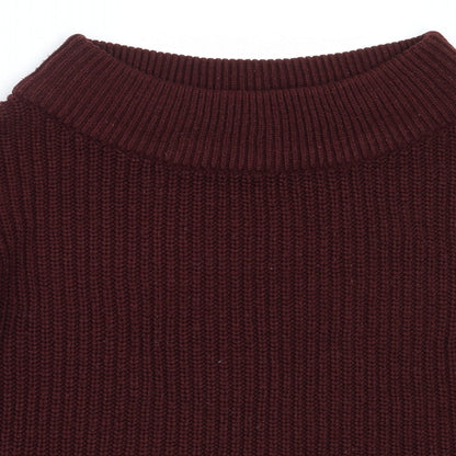 Womens UK Size S New Look Red Pullover Jumper
