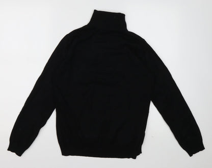 cc Womens Black  Viscose Pullover Sweatshirt Size M  Pullover