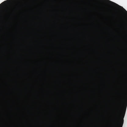 cc Womens Black  Viscose Pullover Sweatshirt Size M  Pullover