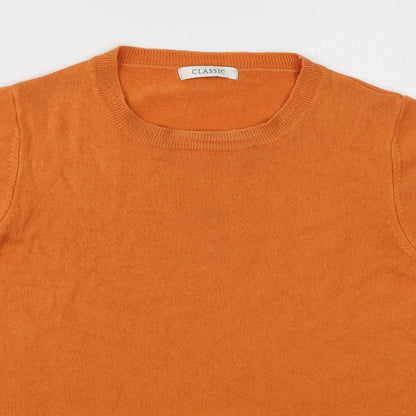 Womens UK Size 16 Marks and Spencer Orange Pullover Sweatshirt