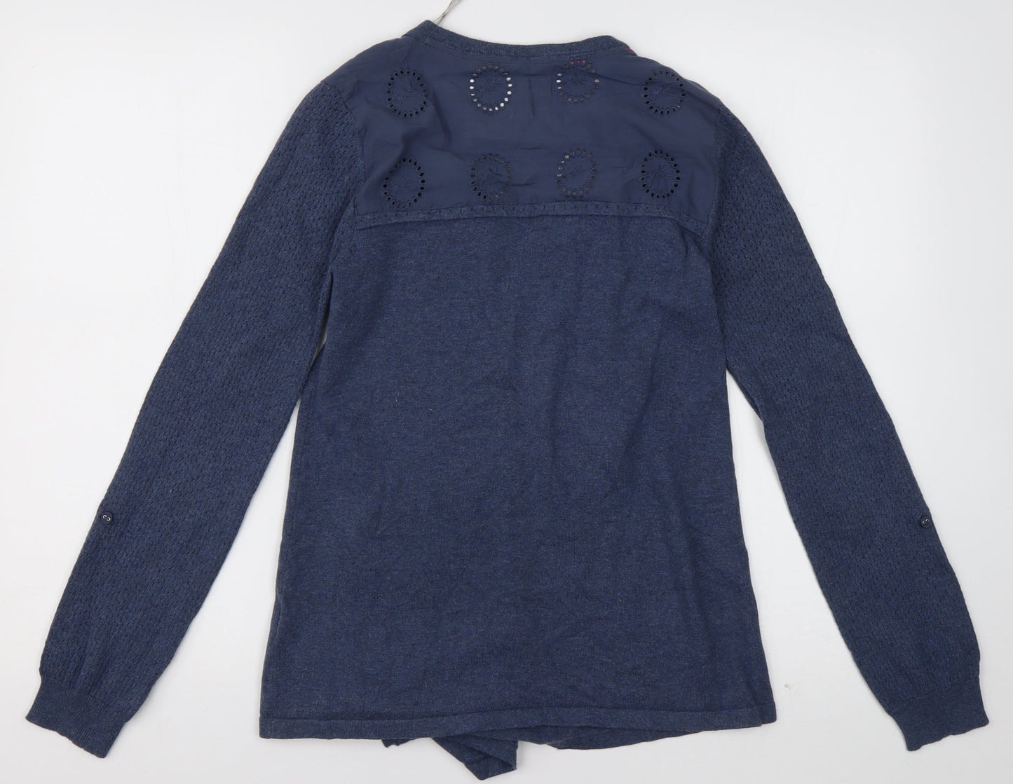 Womens UK Size 10 Debenhams Blue Cardigan Jumper