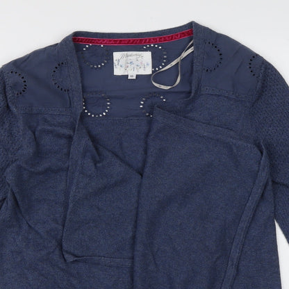 Womens UK Size 10 Debenhams Blue Cardigan Jumper