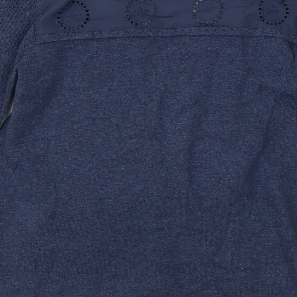 Womens UK Size 10 Debenhams Blue Cardigan Jumper
