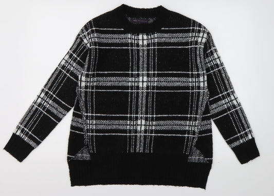 Womens UK Size S Marks and Spencer Black Pullover Jumper