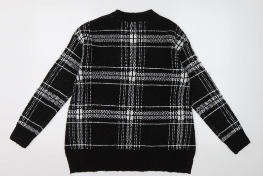 Womens UK Size S Marks and Spencer Black Pullover Jumper