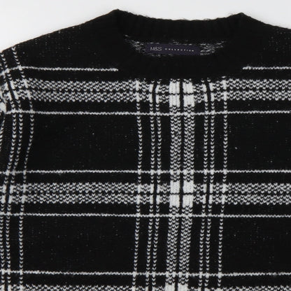 Womens UK Size S Marks and Spencer Black Pullover Jumper