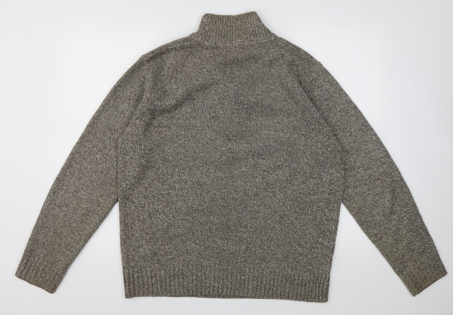 Mens UK Size M Marks and Spencer Brown Pullover Sweatshirt