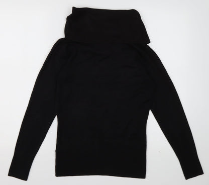 Principles Womens Black  Acrylic Pullover Sweatshirt Size 10  Pullover