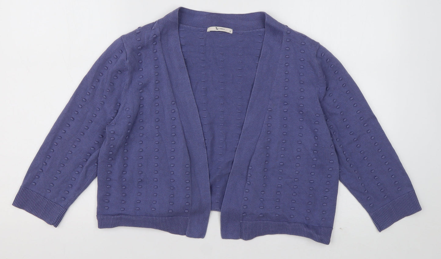 Womens UK Size 12 sainsburys Purple Cardigan Jumper