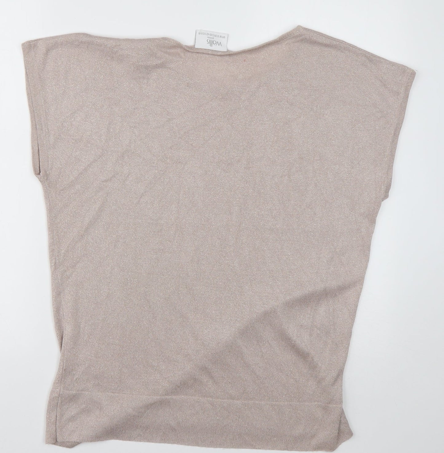Wallis Womens Pink  Viscose Pullover Sweatshirt Size M  Pullover