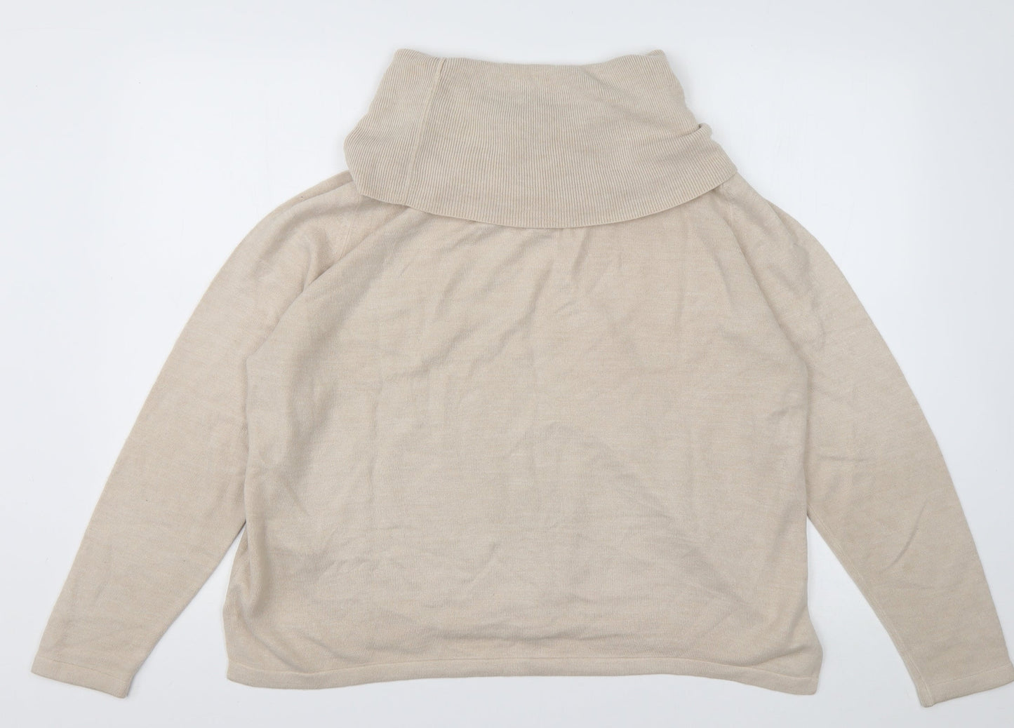 Womens UK Size 18 Marks and Spencer White Pullover Jumper