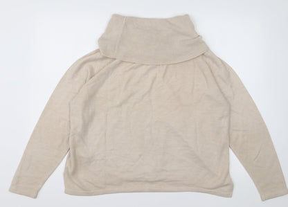Womens UK Size 18 Marks and Spencer White Pullover Jumper