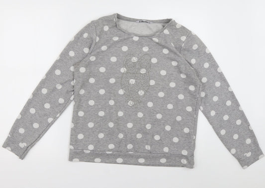 Womens UK Size 14 Debenhams Grey Pullover Jumper