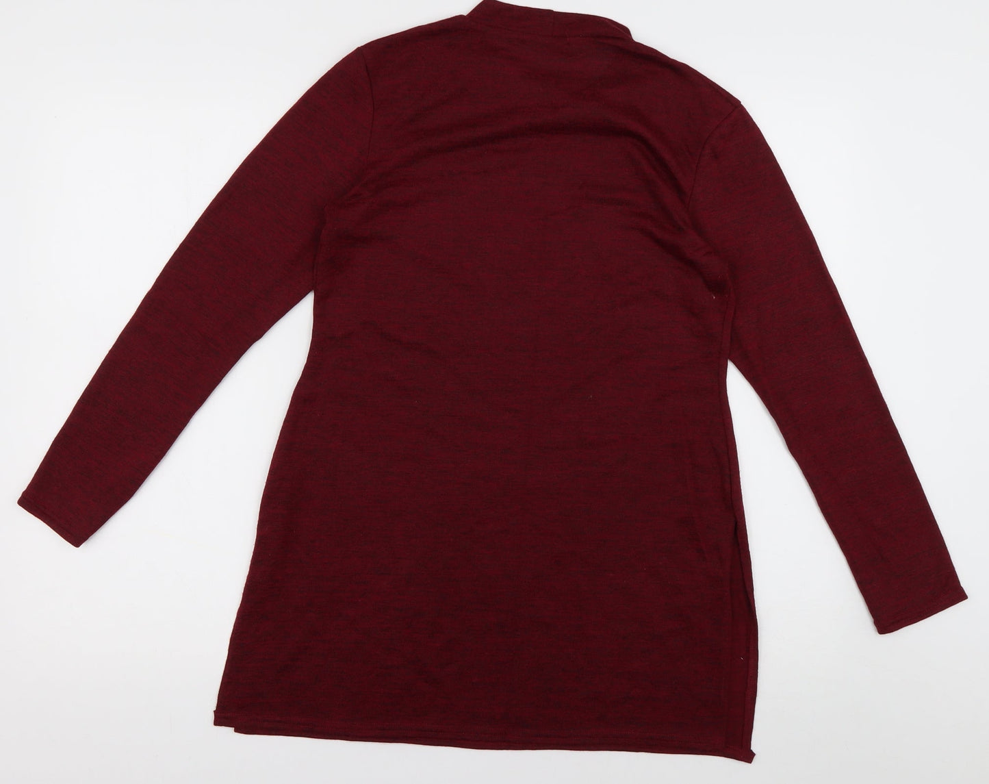 Boohoo Womens Red  Polyester Pullover Sweatshirt Size 14  Pullover