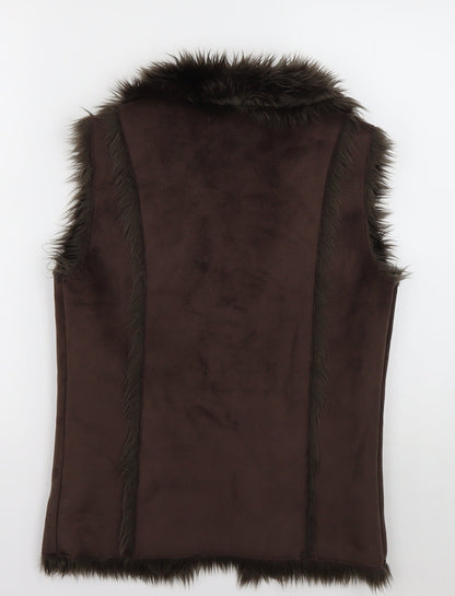 Primark Womens Brown   Jacket  Size 10  Tie