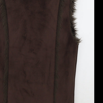 Primark Womens Brown   Jacket  Size 10  Tie