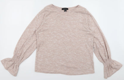 Primark Womens Pink  Polyester Pullover Sweatshirt Size 8  Pullover