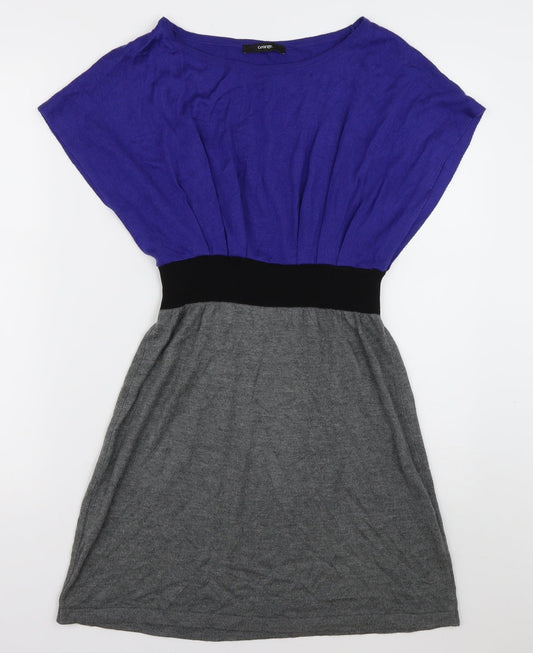 George Womens Purple  Viscose A-Line  Size 10  Boat Neck Pullover