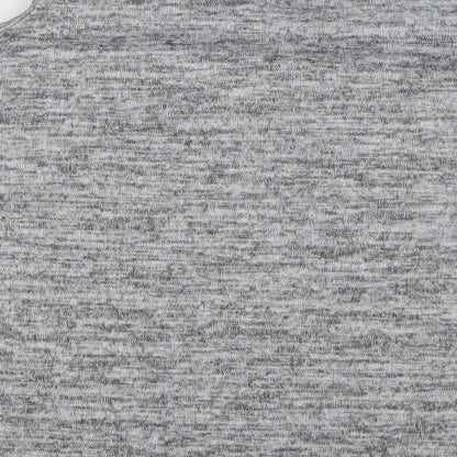 Matalan Girls Grey  Polyester Basic Casual Size 14 Years Crew Neck Pullover - Cold shoulder