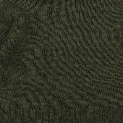New Look Girls Green Crew Neck  Acrylic Pullover Jumper Size 9 Years  Pullover