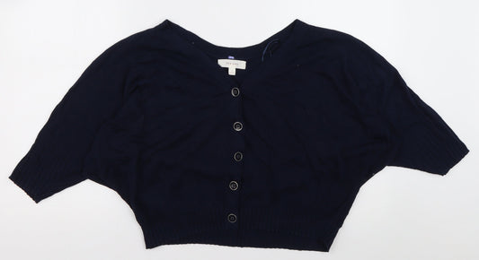 Womens UK Size L Marks and Spencer Blue Cardigan Jumper