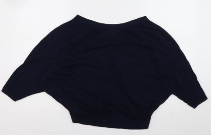 Womens UK Size L Marks and Spencer Blue Cardigan Jumper