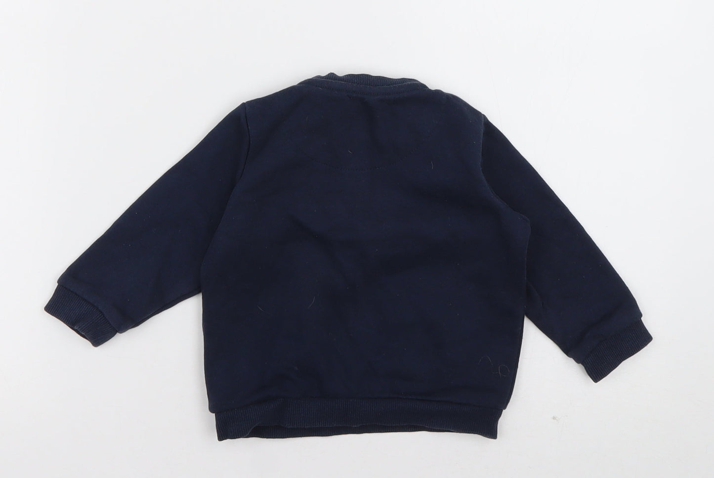 F&F Girls Blue  Cotton Pullover Jumper Size 6-9 Months  Pullover - you are my world