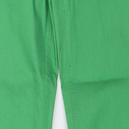 Only Womens Green  Cotton Straight Jeans Size M L34 in Regular Button
