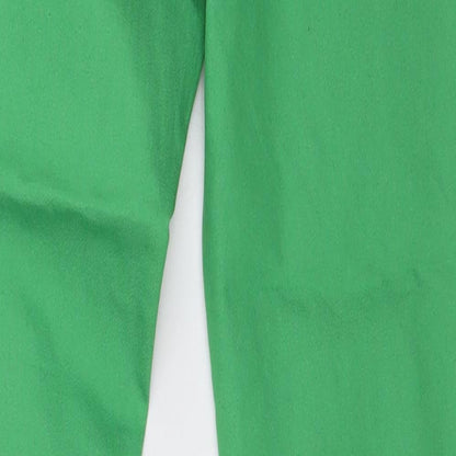 Only Womens Green  Cotton Straight Jeans Size M L34 in Regular Button