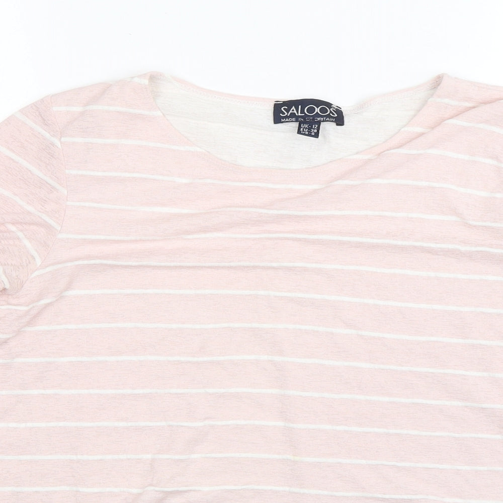 Womens UK Size 12 Saloos Multicoloured Basic Blouse