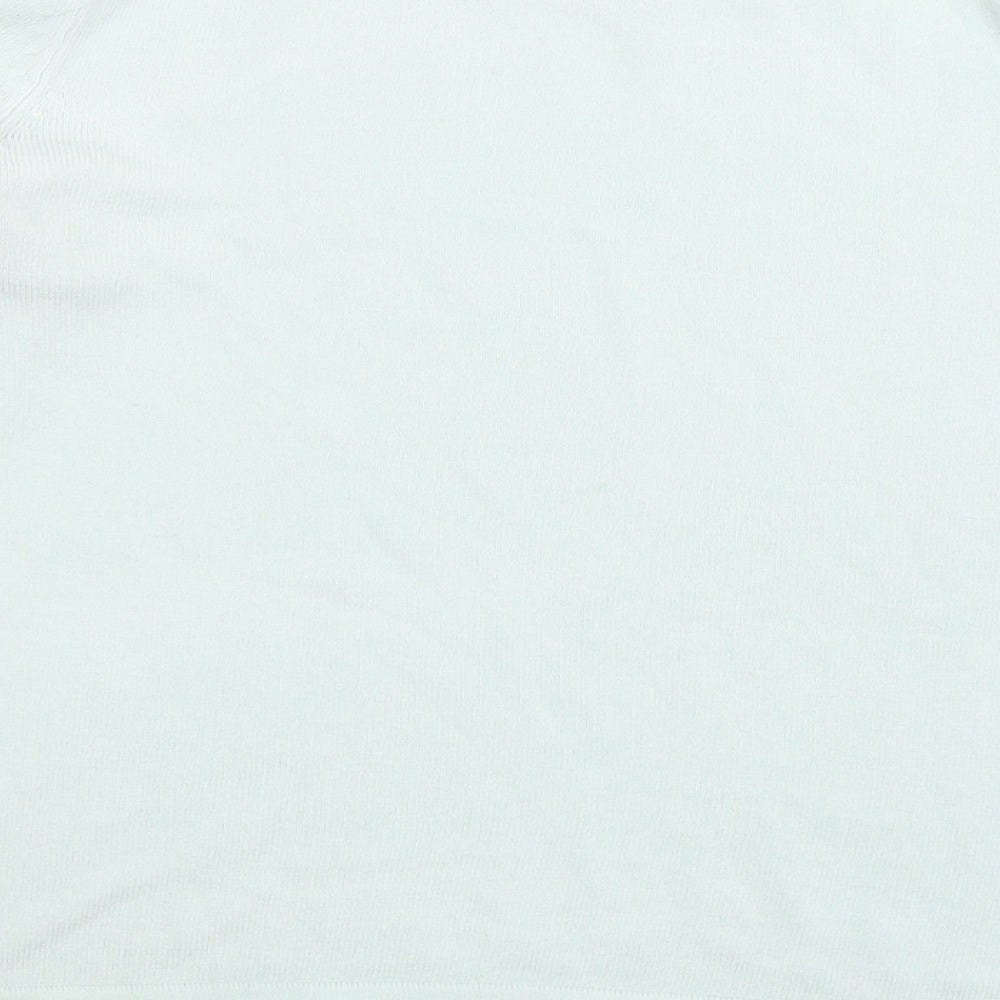 George Womens Green Round Neck  Acrylic Pullover Jumper Size 12