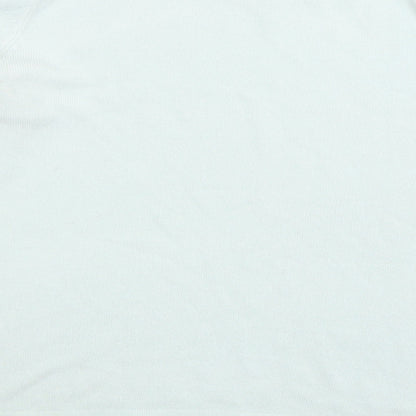 George Womens Green Round Neck  Acrylic Pullover Jumper Size 12