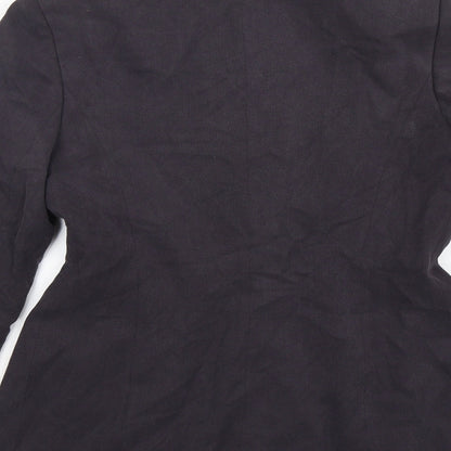 Principles Womens Grey  Polyester Jacket Blazer Size 12