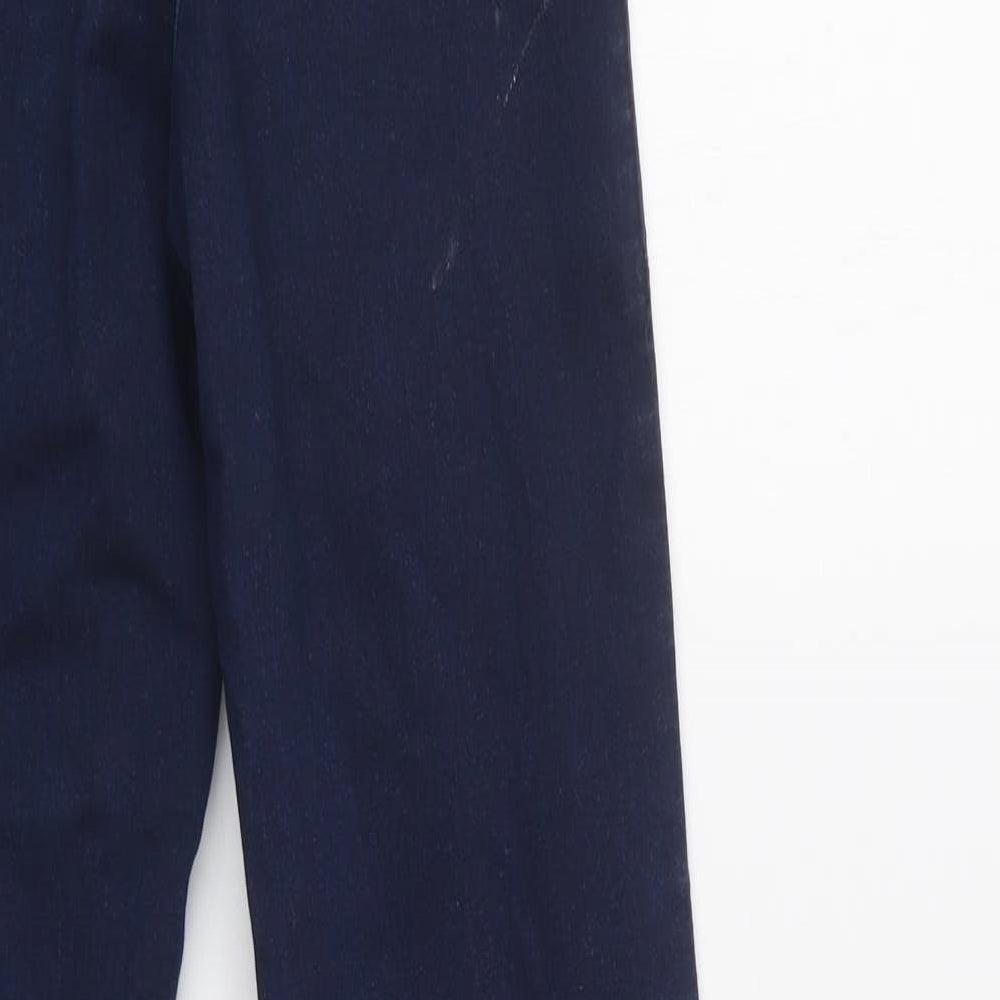 Topshop Womens Blue  Cotton Skinny Jeans Size 26 L32 in Regular Button