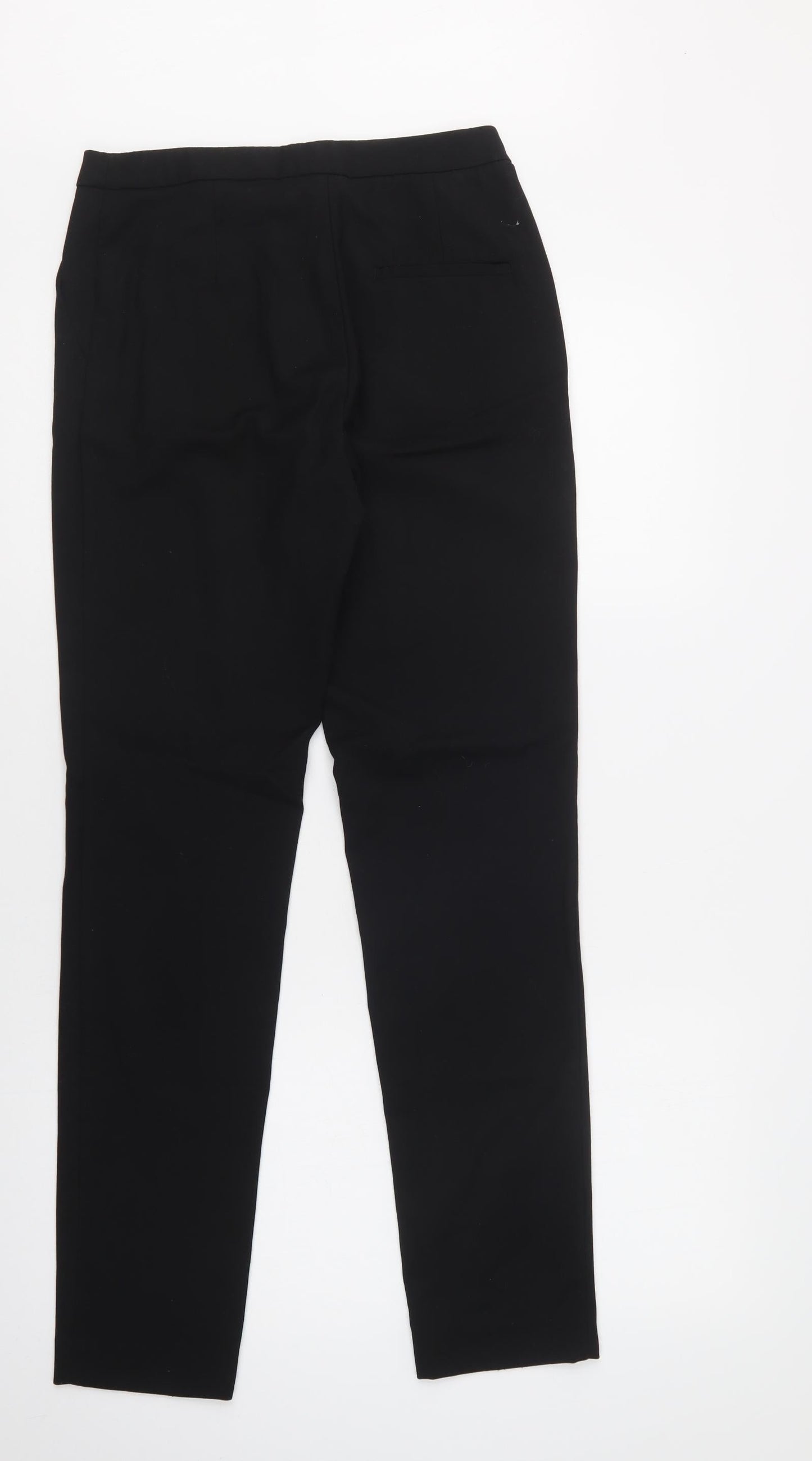 Womens UK Size 6 H&M Regular Fit Dress Pants Black Trousers