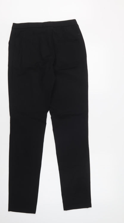 Womens UK Size 6 H&M Regular Fit Dress Pants Black Trousers
