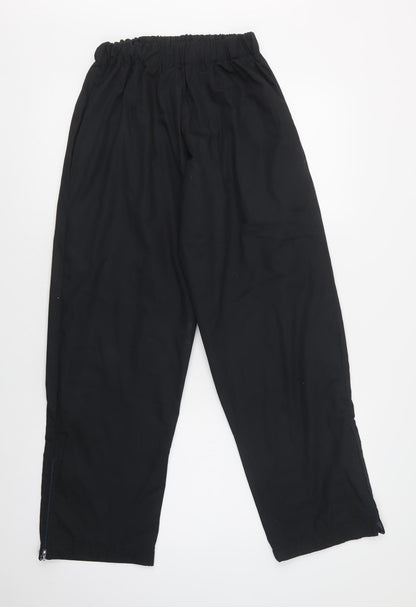 Preworn Mens Black  Polyamide Jogger Trousers Size S L29 in Regular