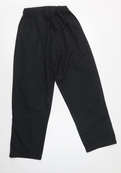 Preworn Mens Black  Polyamide Jogger Trousers Size S L29 in Regular