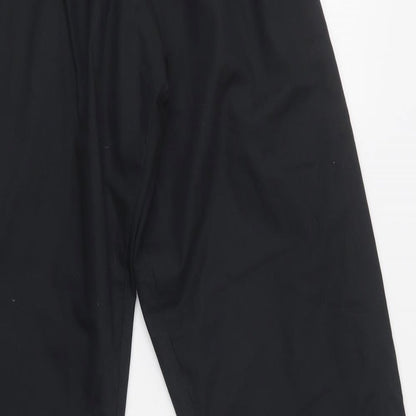 Preworn Mens Black  Polyamide Jogger Trousers Size S L29 in Regular