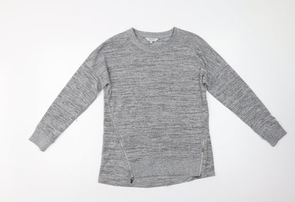 Womens UK Size 10 Peacocks Grey Pullover Jumper
