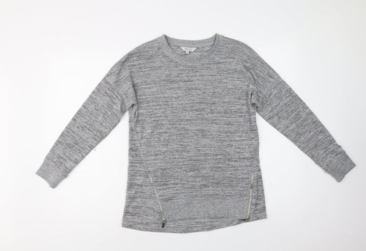 Womens UK Size 10 Peacocks Grey Pullover Jumper