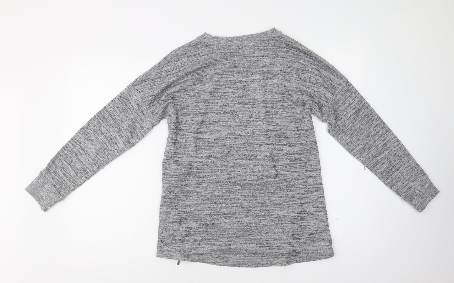 Womens UK Size 10 Peacocks Grey Pullover Jumper