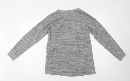 Womens UK Size 10 Peacocks Grey Pullover Jumper