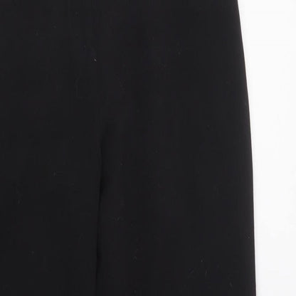 Eva & Claudi Womens Black  Polyester Dress Pants Trousers Size 30 L29 in Regular Hook & Loop