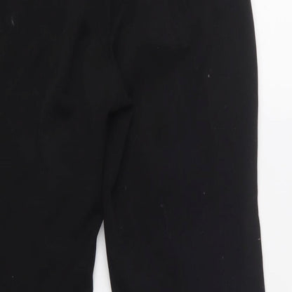 Eva & Claudi Womens Black  Polyester Dress Pants Trousers Size 30 L29 in Regular Hook & Loop