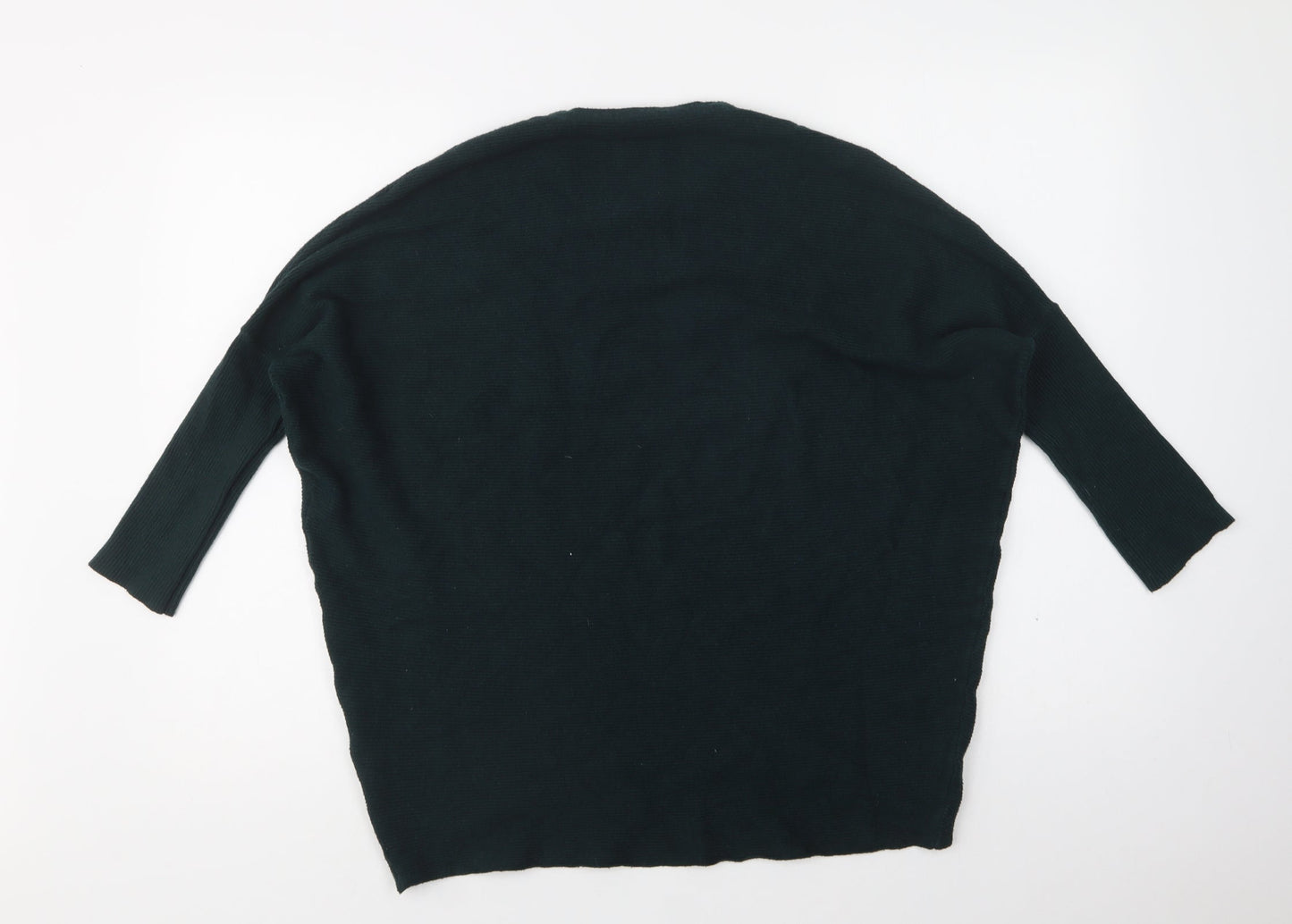 Womens UK Size L Preworn Green Pullover Jumper