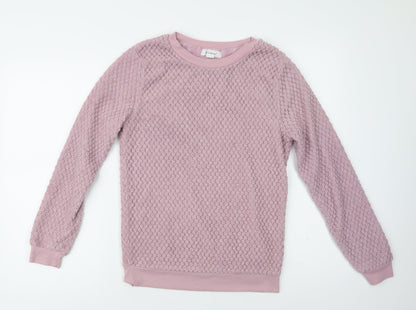 Primark Womens Purple  Polyester Top Pyjama Top Size 8
